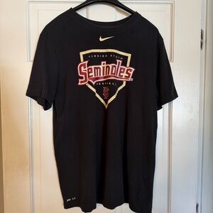 Nike Dri-Fit Florida State Seminoles Baseball T-Shirt Size Large
